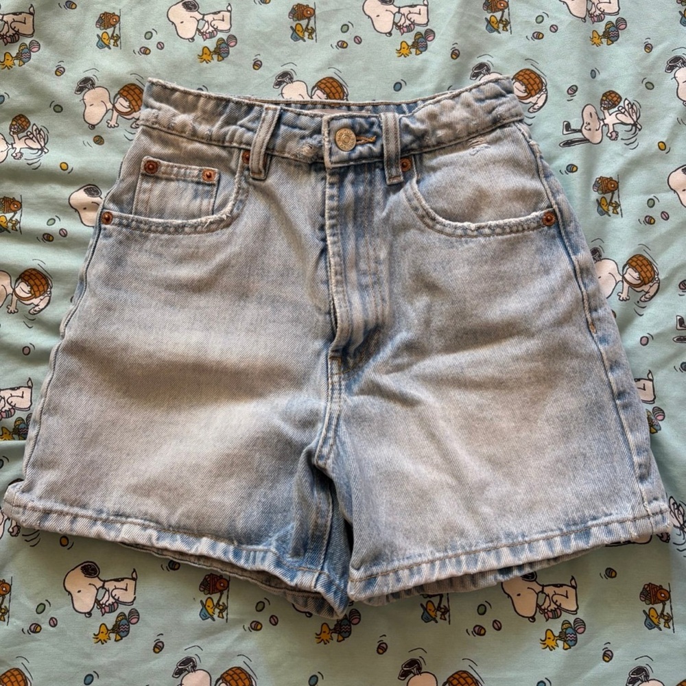Zara Denim Mom Shorts